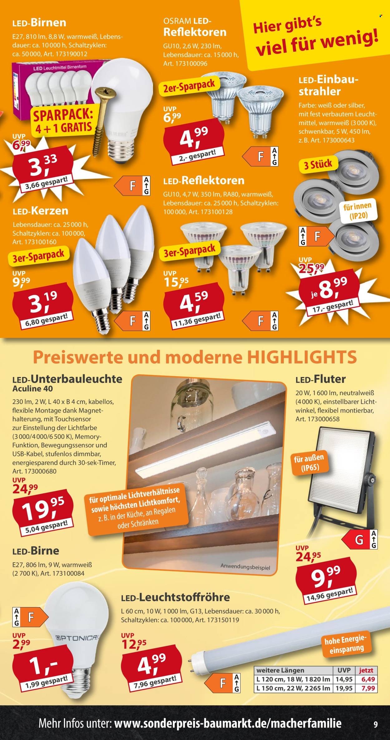 Sonderpreis-Baumarkt Prospekte  - 22.11.2025 - 28.11.2025. Seite 9