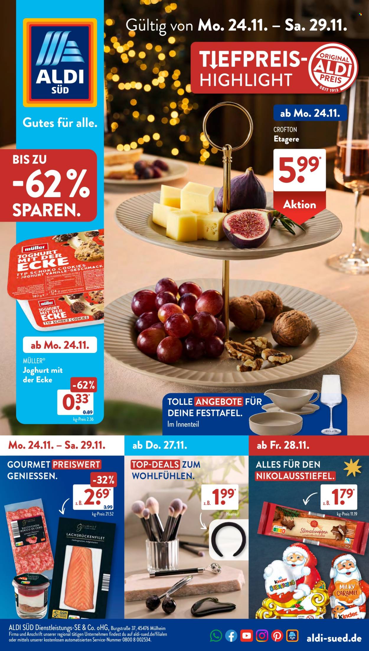 ALDI SÜD Prospekte  - 24.11.2025 - 29.11.2025. Seite 1