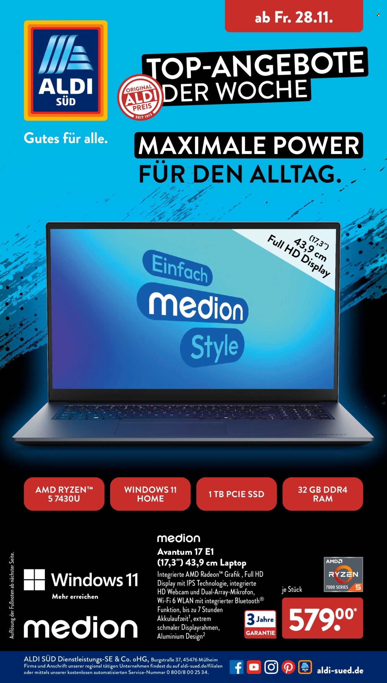 ALDI SÜD Prospekte  - 24.11.2025 - 29.11.2025. Seite 35
