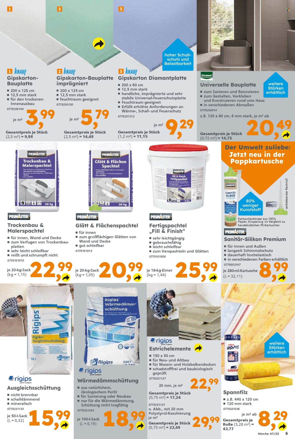 Globus Baumarkt Prospekte  - 17.11.2025 - 22.11.2025. Seite 9