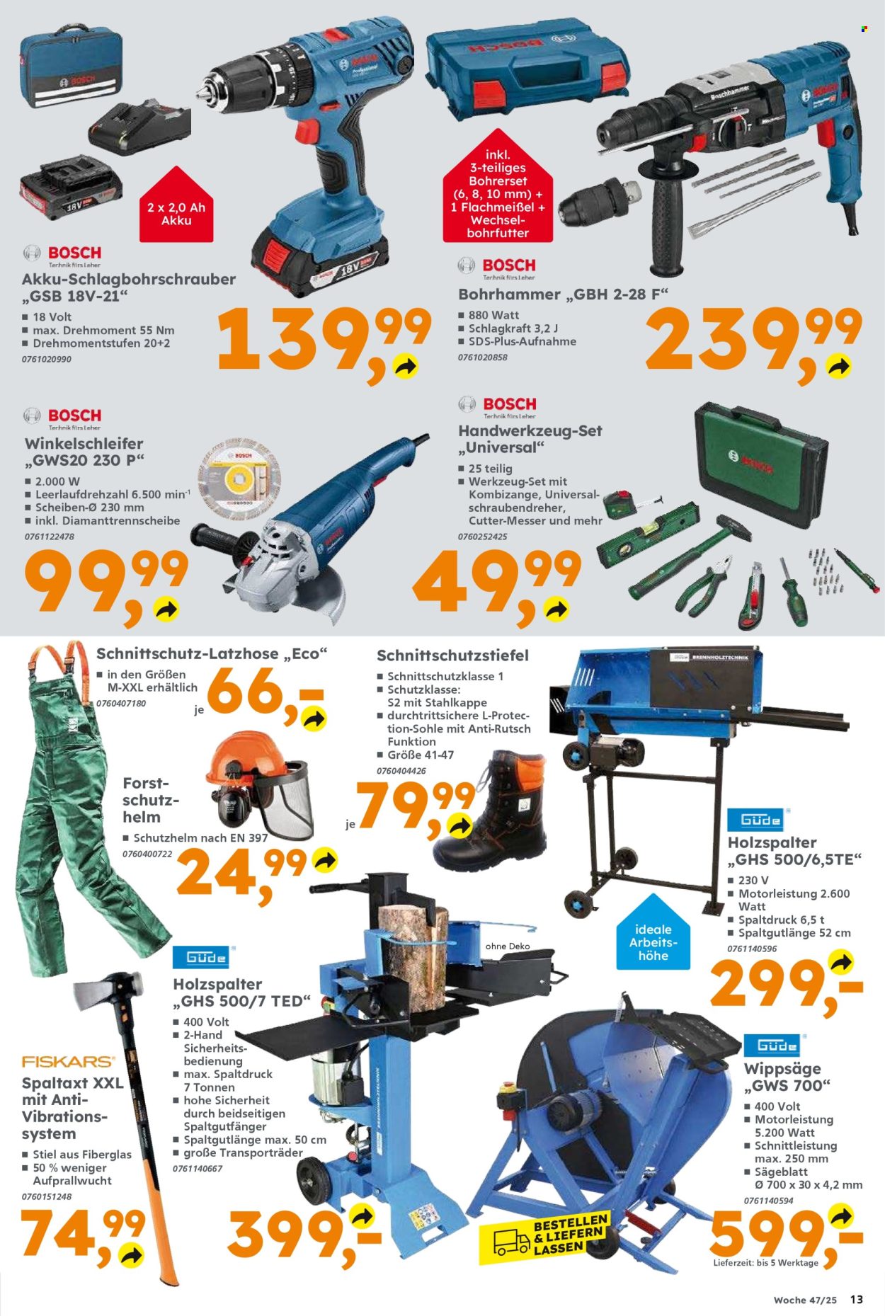 Globus Baumarkt Prospekte  - 17.11.2025 - 22.11.2025. Seite 13