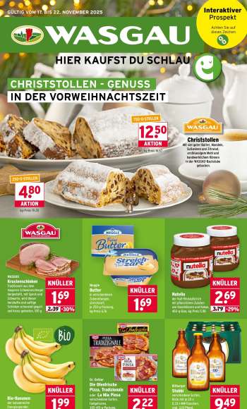 Prospekte Wasgau - 17.11.2025 - 22.11.2025.