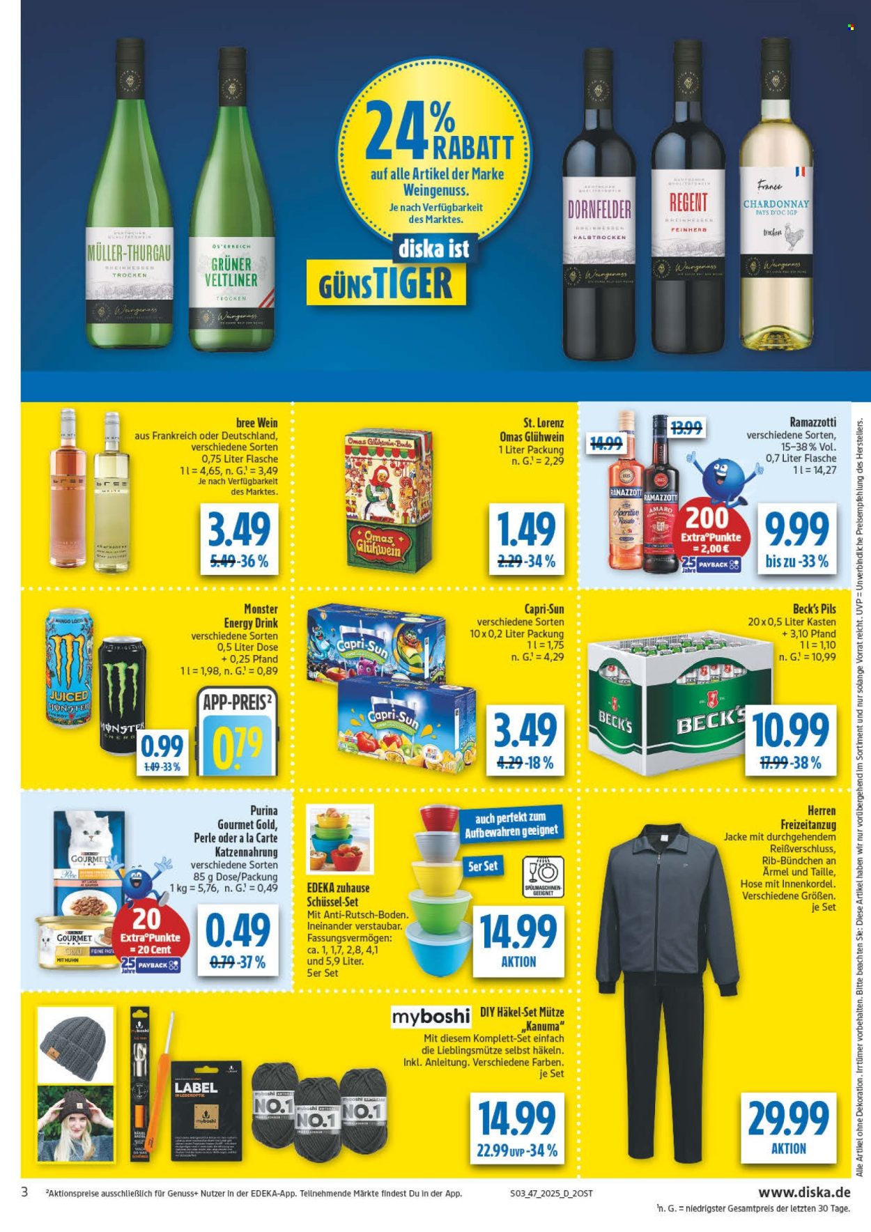 Diska Prospekte  - 17.11.2025 - 22.11.2025. Seite 3