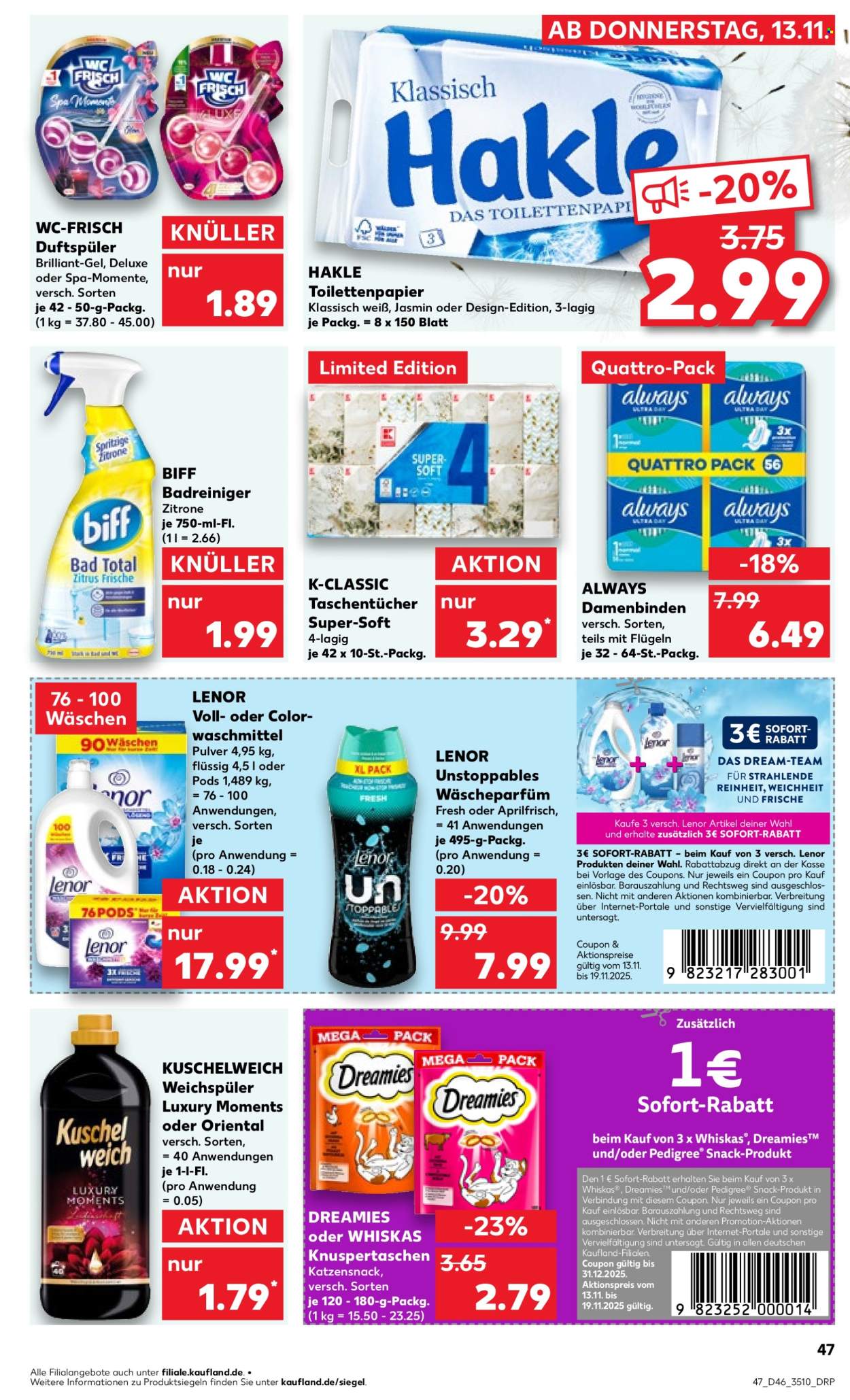 Kaufland Prospekte  - 17.11.2025 - 19.11.2025. Seite 47