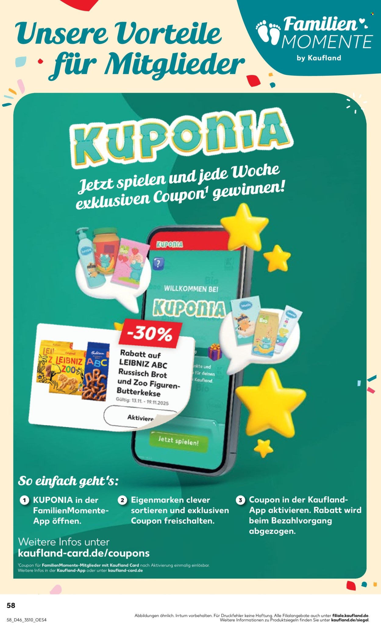Kaufland Prospekte  - 17.11.2025 - 19.11.2025. Seite 58