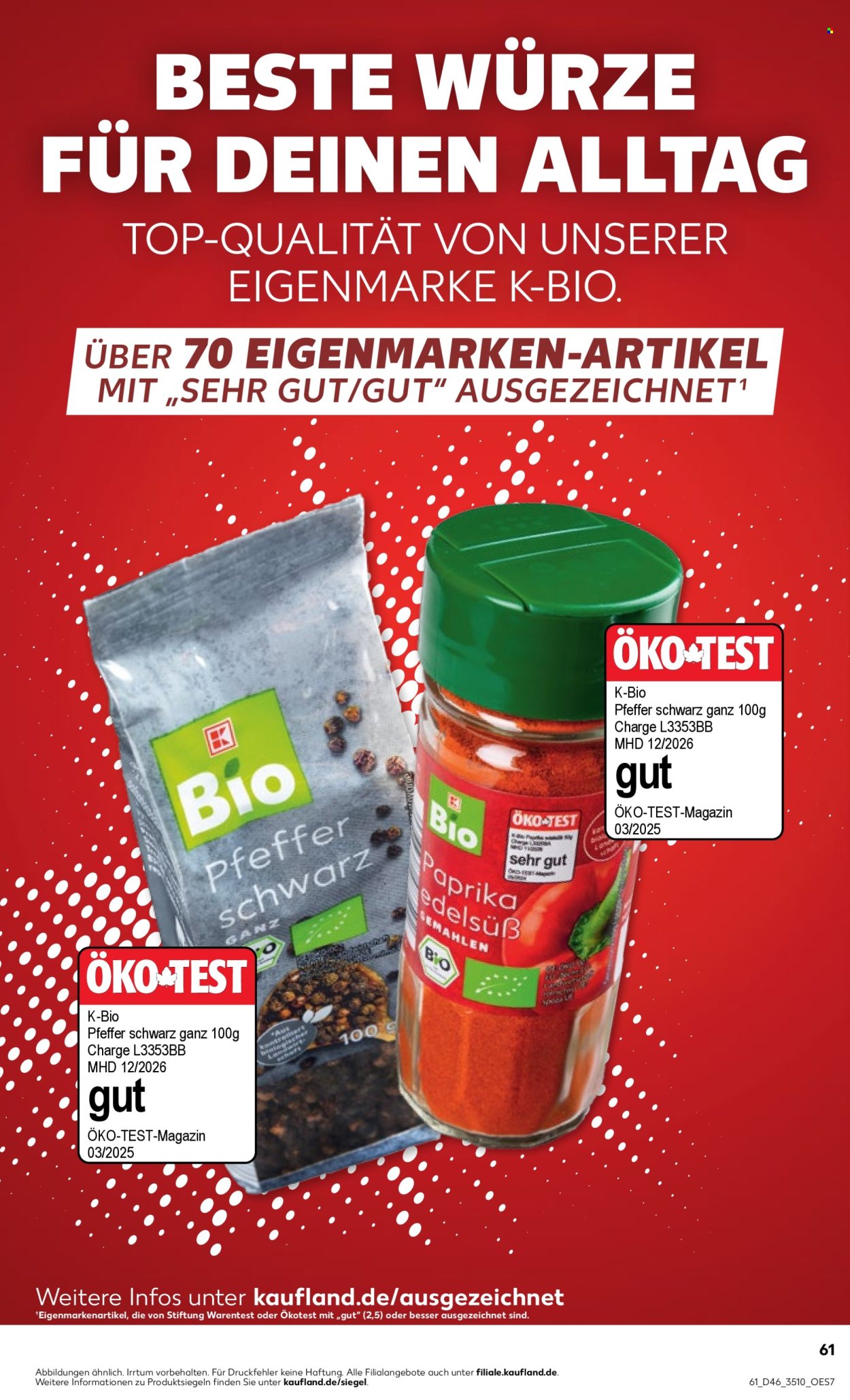 Kaufland Prospekte  - 17.11.2025 - 19.11.2025. Seite 61