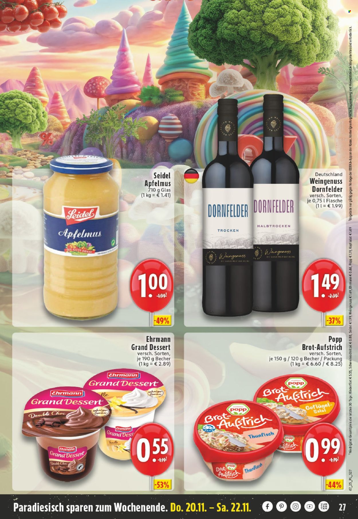 Edeka Prospekte  - 17.11.2025 - 22.11.2025. Seite 27