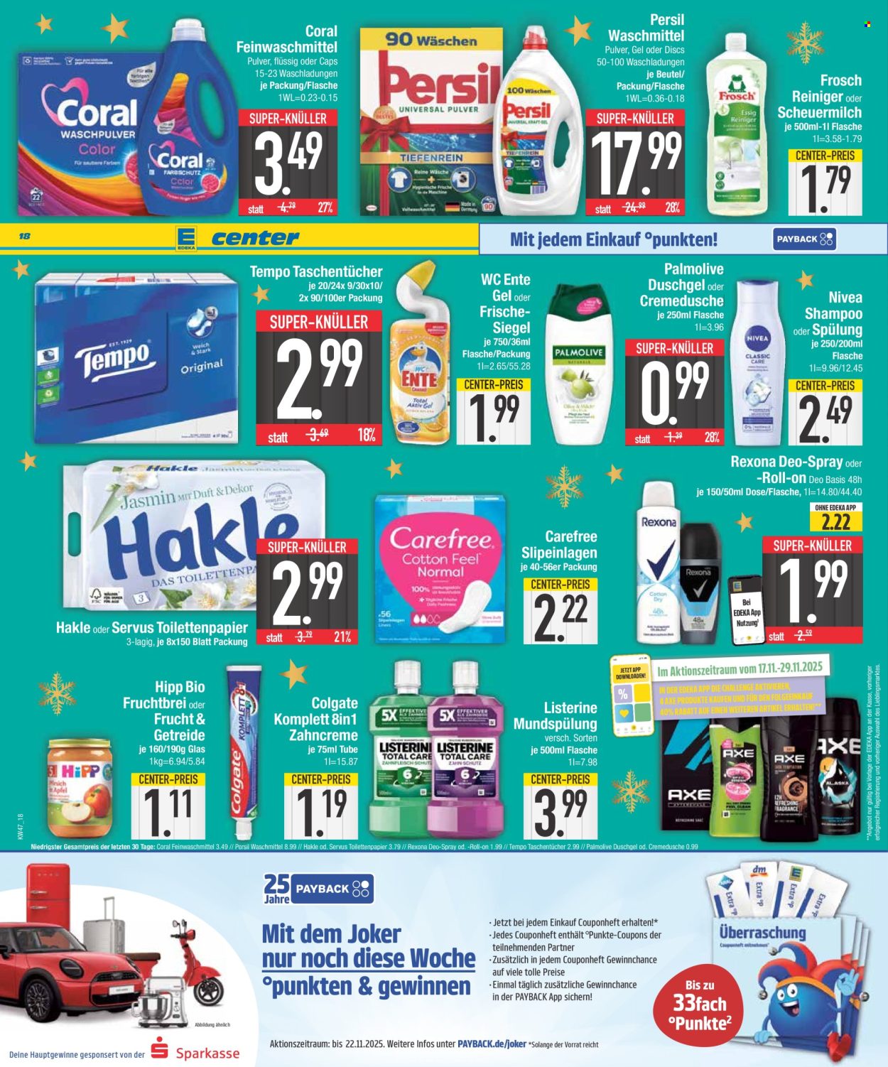 Edeka Prospekte  - 17.11.2025 - 22.11.2025. Seite 18