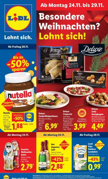 Prospekte Lidl - 24.11.2025 - 29.11.2025.