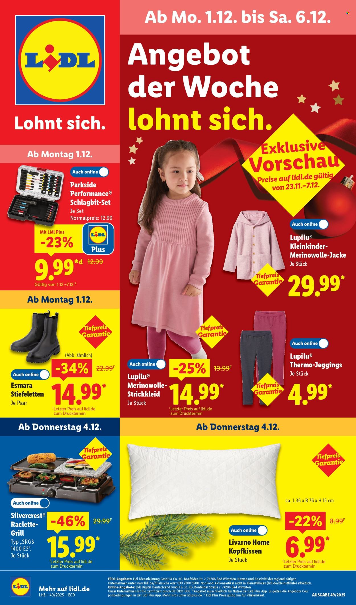 Lidl Prospekte  - 1.12.2025 - 6.12.2025. Seite 1