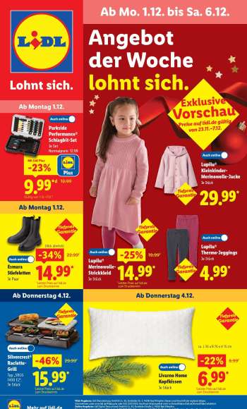 Prospekte Lidl - 1.12.2025 - 6.12.2025.