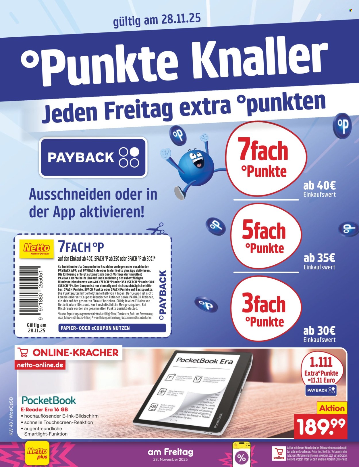 Netto Marken-Discount Prospekte  - 24.11.2025 - 29.11.2025. Seite 48