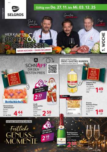 Prospekte Selgros - 27.11.2025 - 3.12.2025.