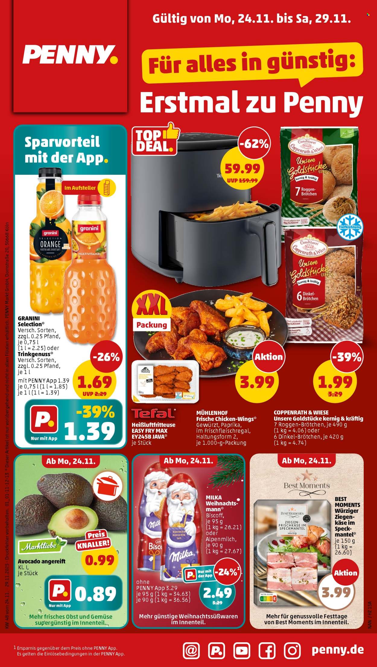Penny Prospekte  - 24.11.2025 - 29.11.2025. Seite 1