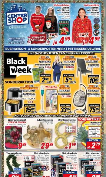 Prospekte CENTERSHOP - 24.11.2025 - 29.11.2025.