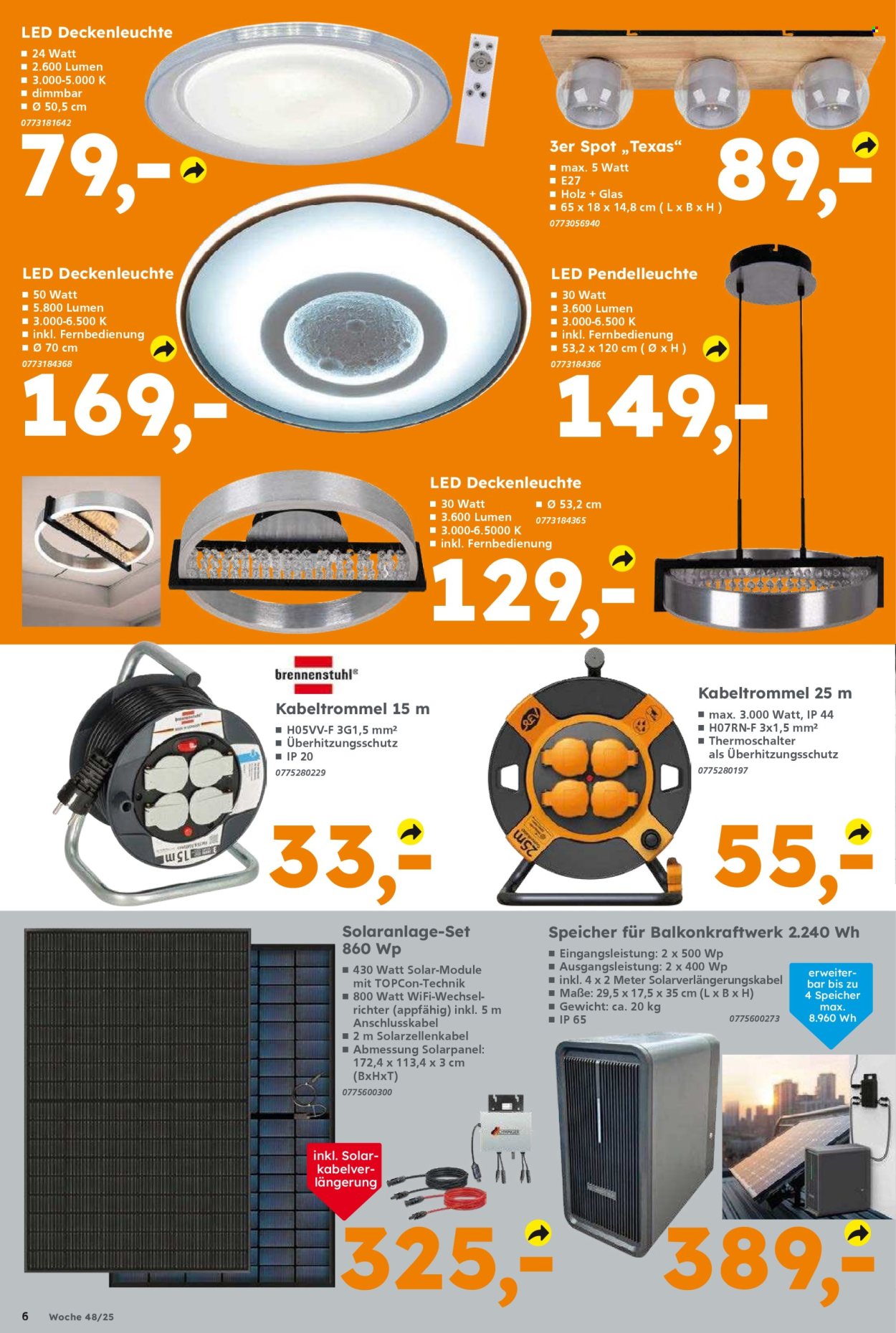 Globus Baumarkt Prospekte  - 24.11.2025 - 29.11.2025. Seite 6