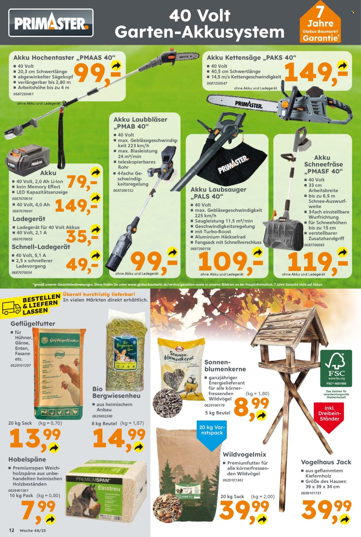 Globus Baumarkt Prospekte  - 24.11.2025 - 29.11.2025. Seite 12