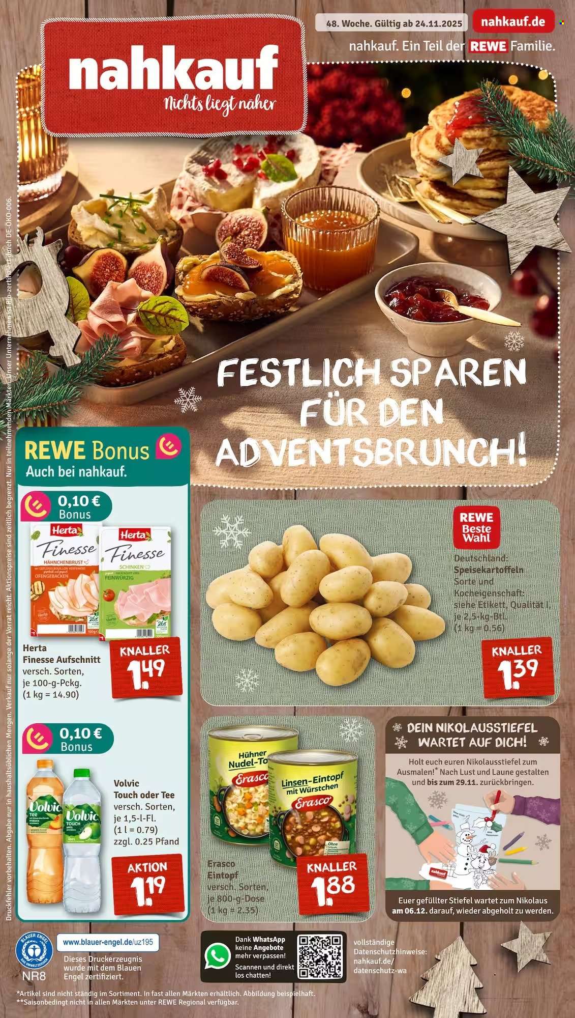 Nahkauf Prospekte  - 24.11.2025 - 29.11.2025. Seite 1