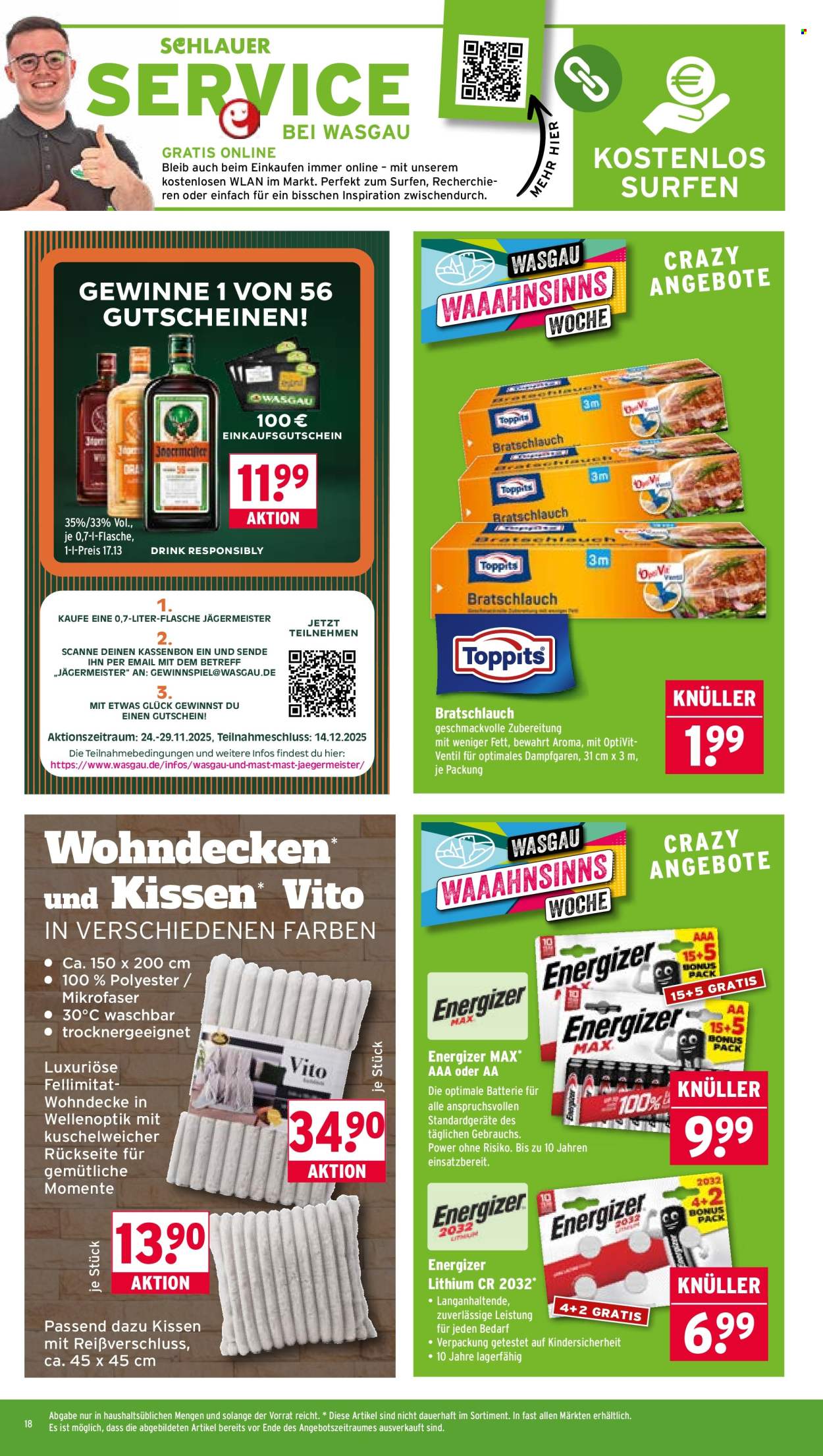Wasgau Prospekte  - 24.11.2025 - 29.11.2025. Seite 18