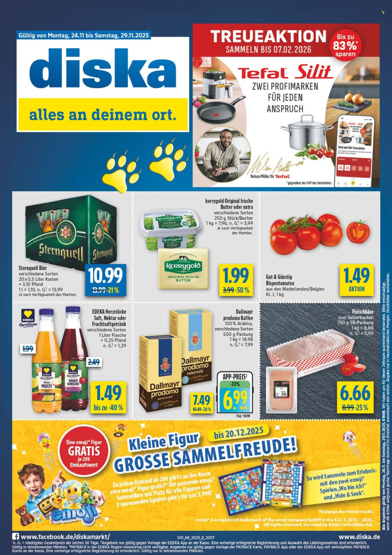 Diska Prospekte  - 24.11.2025 - 29.11.2025. Seite 1