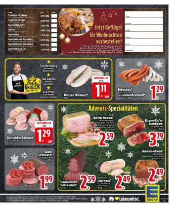 thumbnail - Debrecziner oder Schweinsbratwürstl