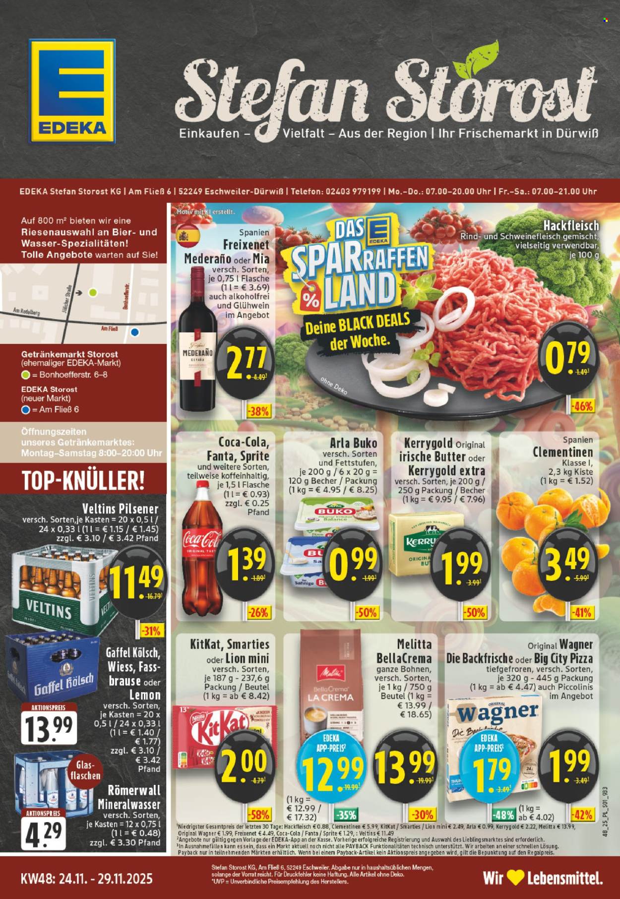 Edeka Prospekte  - 24.11.2025 - 29.11.2025. Seite 1