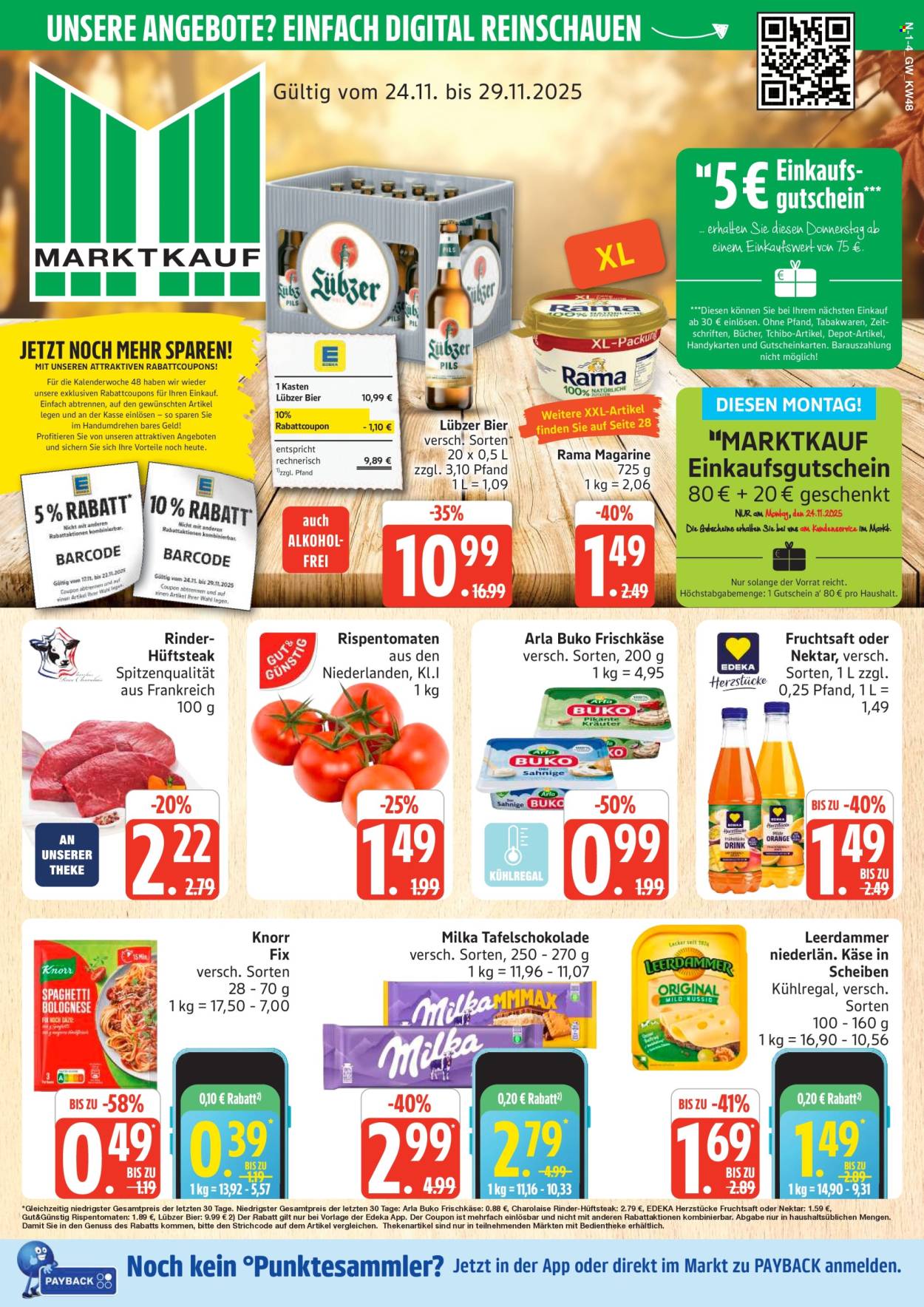 Marktkauf Prospekte  - 24.11.2025 - 29.11.2025. Seite 1