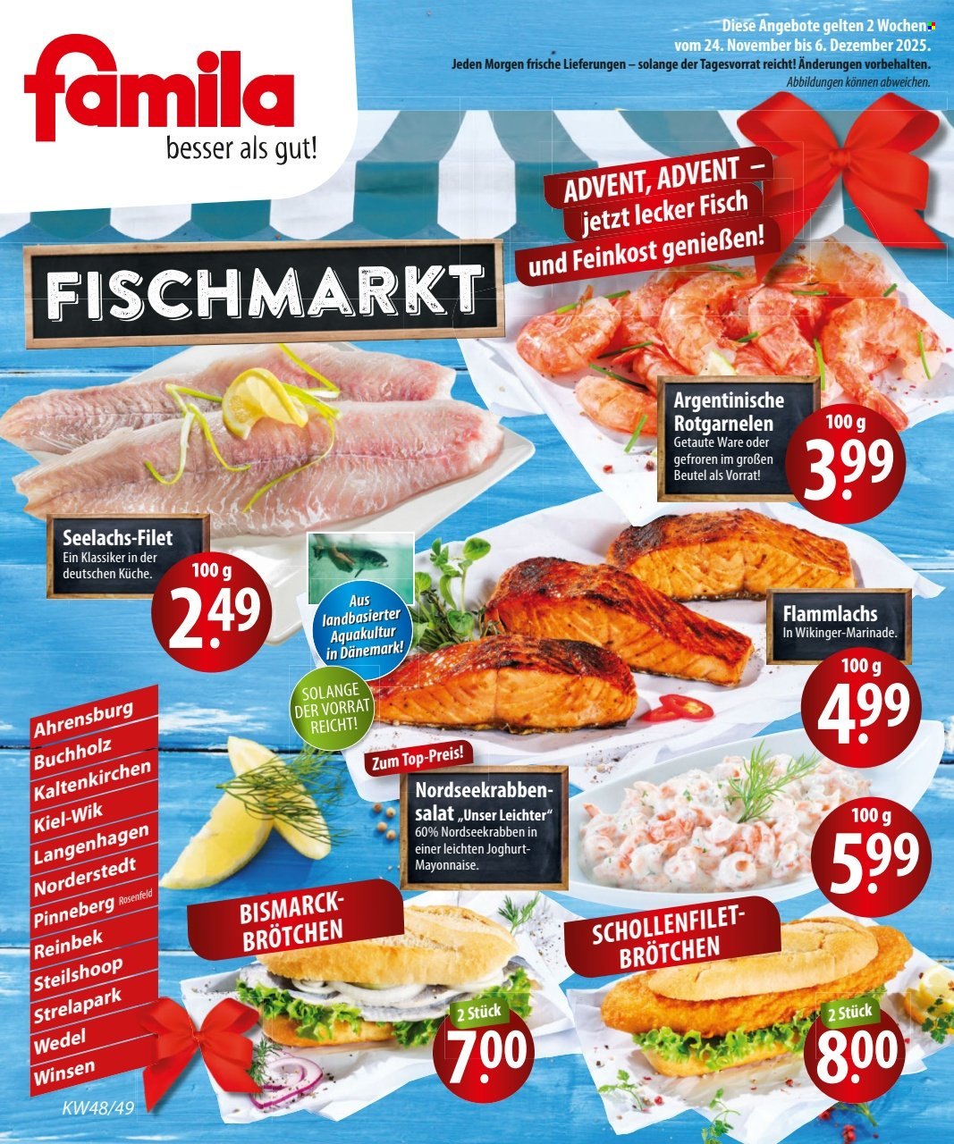 famila Prospekte  - 24.11.2025 - 7.12.2025. Seite 1