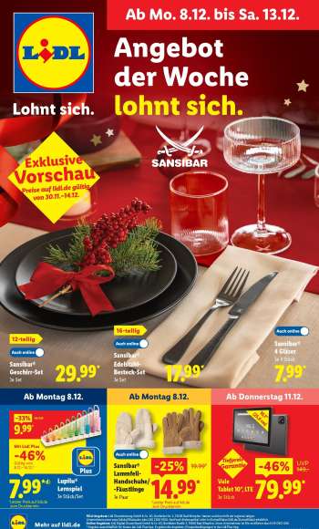 Prospekte Lidl - 8.12.2025 - 13.12.2025.