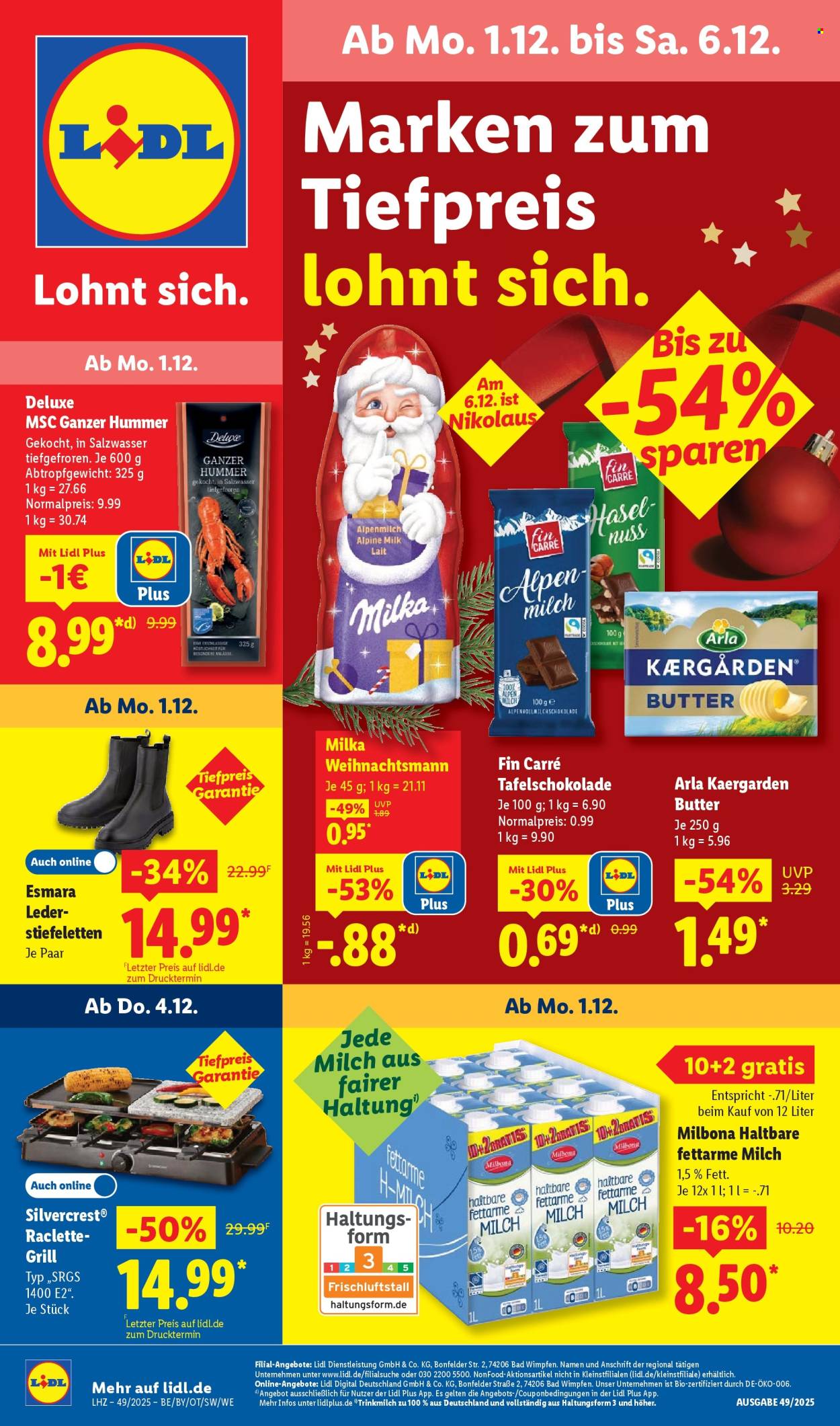 Lidl Prospekte  - 1.12.2025 - 6.12.2025. Seite 1