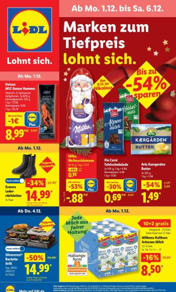 Prospekte Lidl - 1.12.2025 - 6.12.2025.