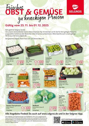 Prospekte Selgros - 25.11.2025 - 1.12.2025.