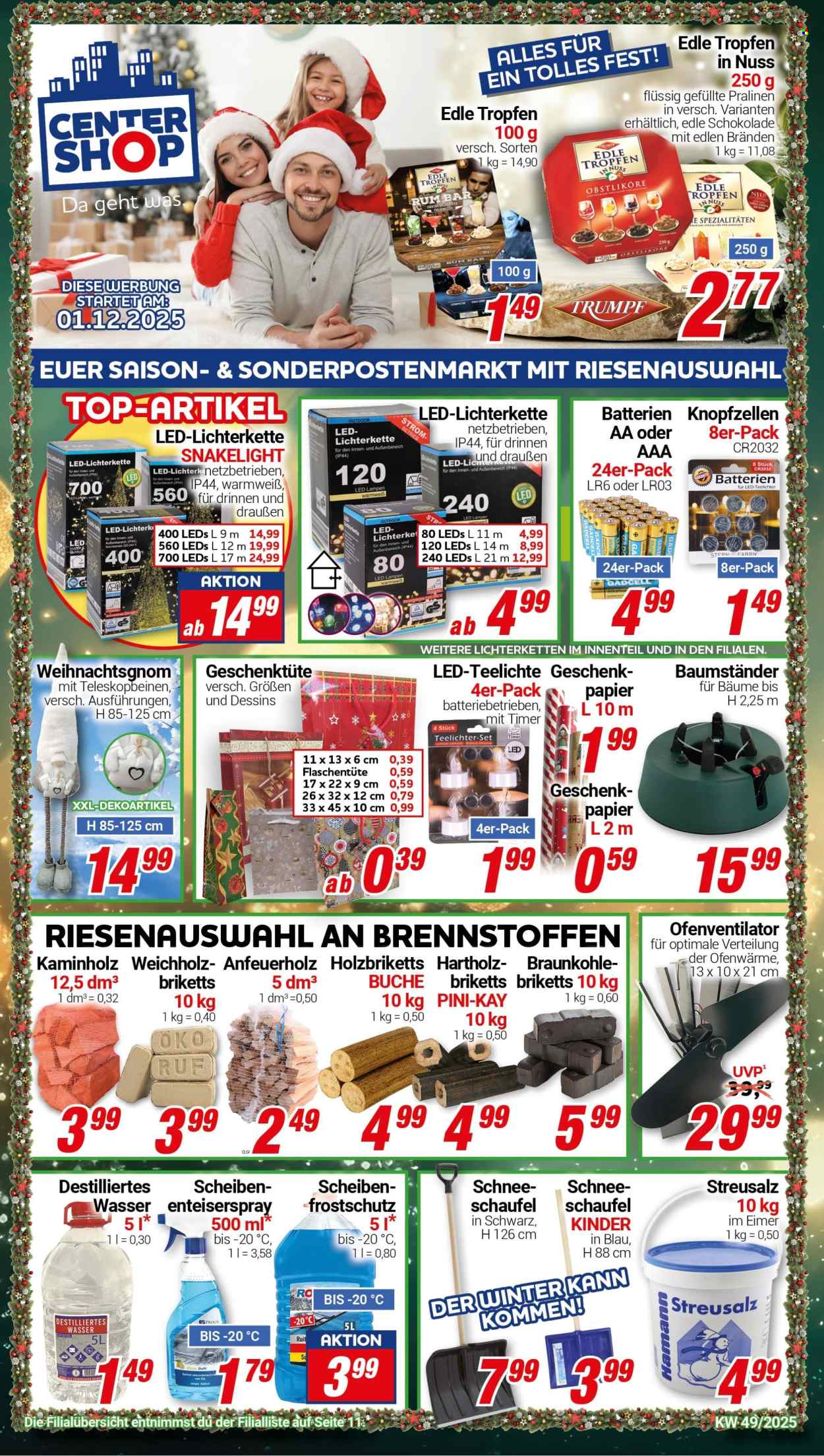 CENTERSHOP Prospekte  - 1.12.2025 - 6.12.2025. Seite 1