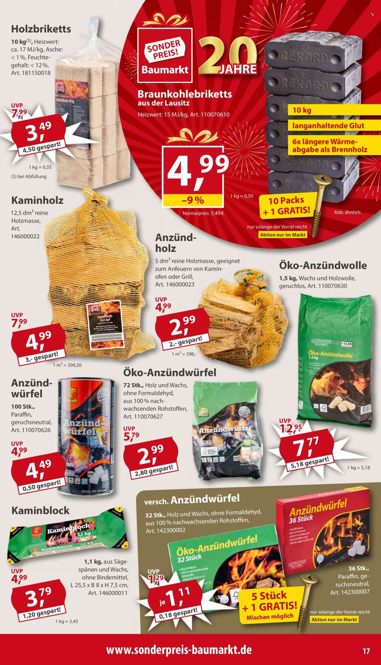 Sonderpreis-Baumarkt Prospekte  - 6.12.2025 - 12.12.2025. Seite 17
