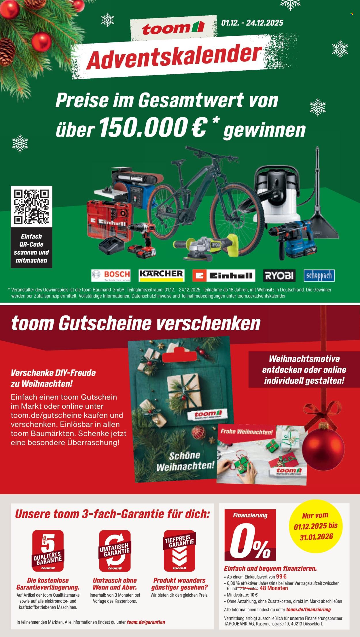 toom Baumarkt Prospekte  - 29.11.2025 - 5.12.2025. Seite 4