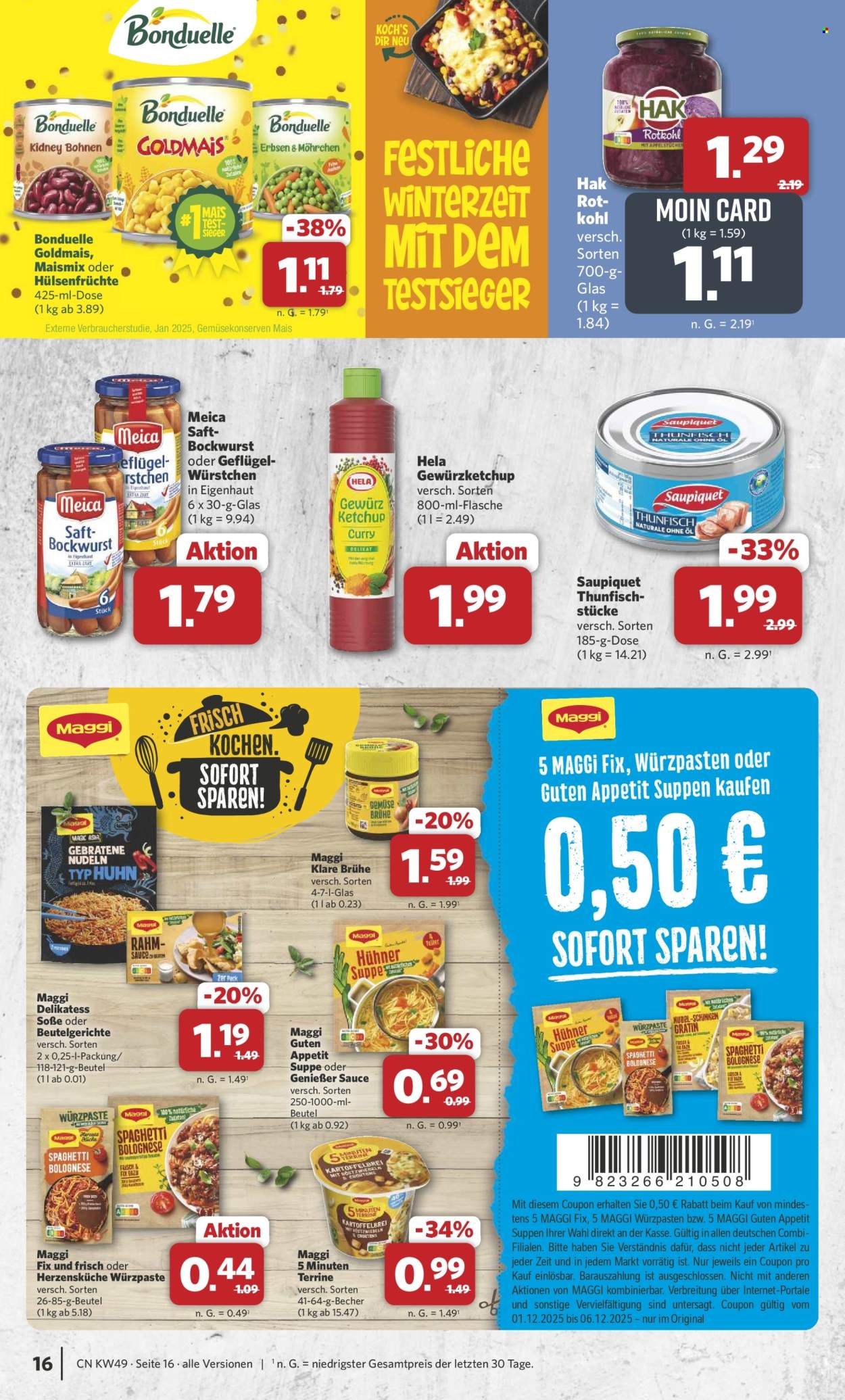 Combi Prospekte  - 1.12.2025 - 6.12.2025. Seite 16