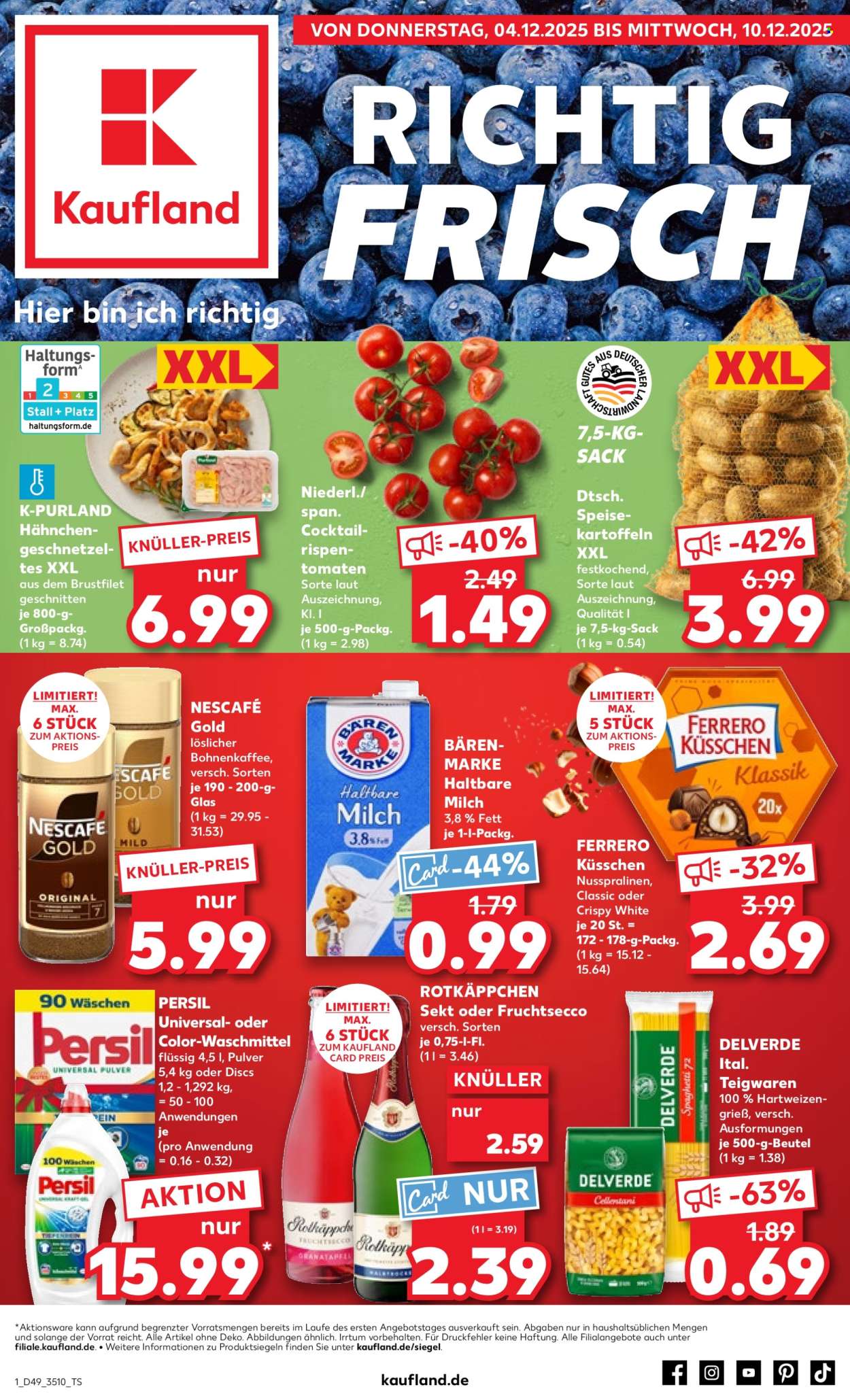 Kaufland Prospekte  - 4.12.2025 - 10.12.2025. Seite 1