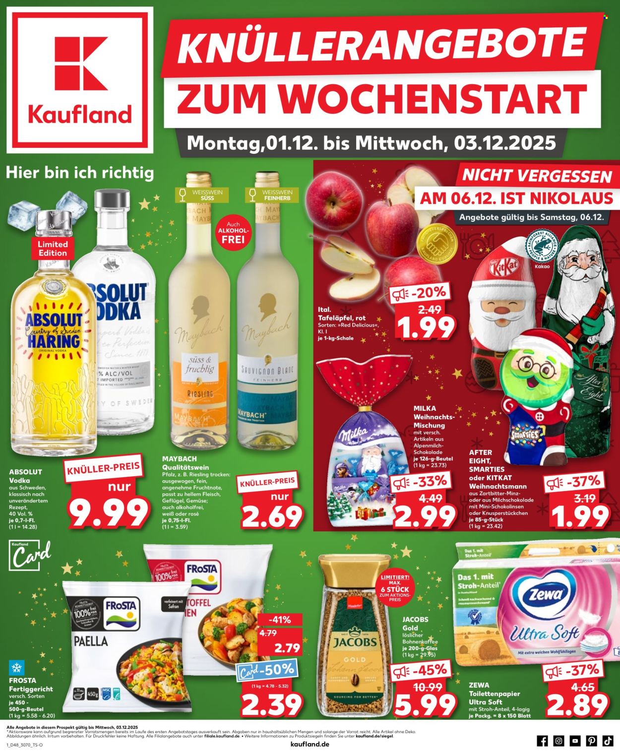 Kaufland Prospekte  - 1.12.2025 - 3.12.2025. Seite 1