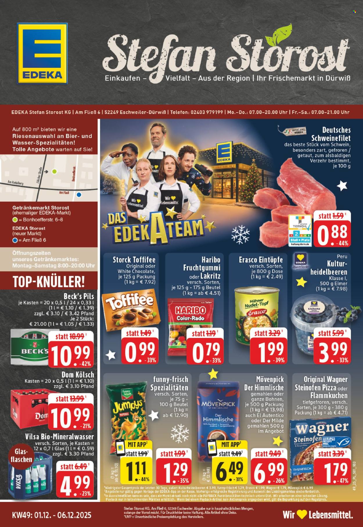 Edeka Prospekte  - 1.12.2025 - 6.12.2025. Seite 1