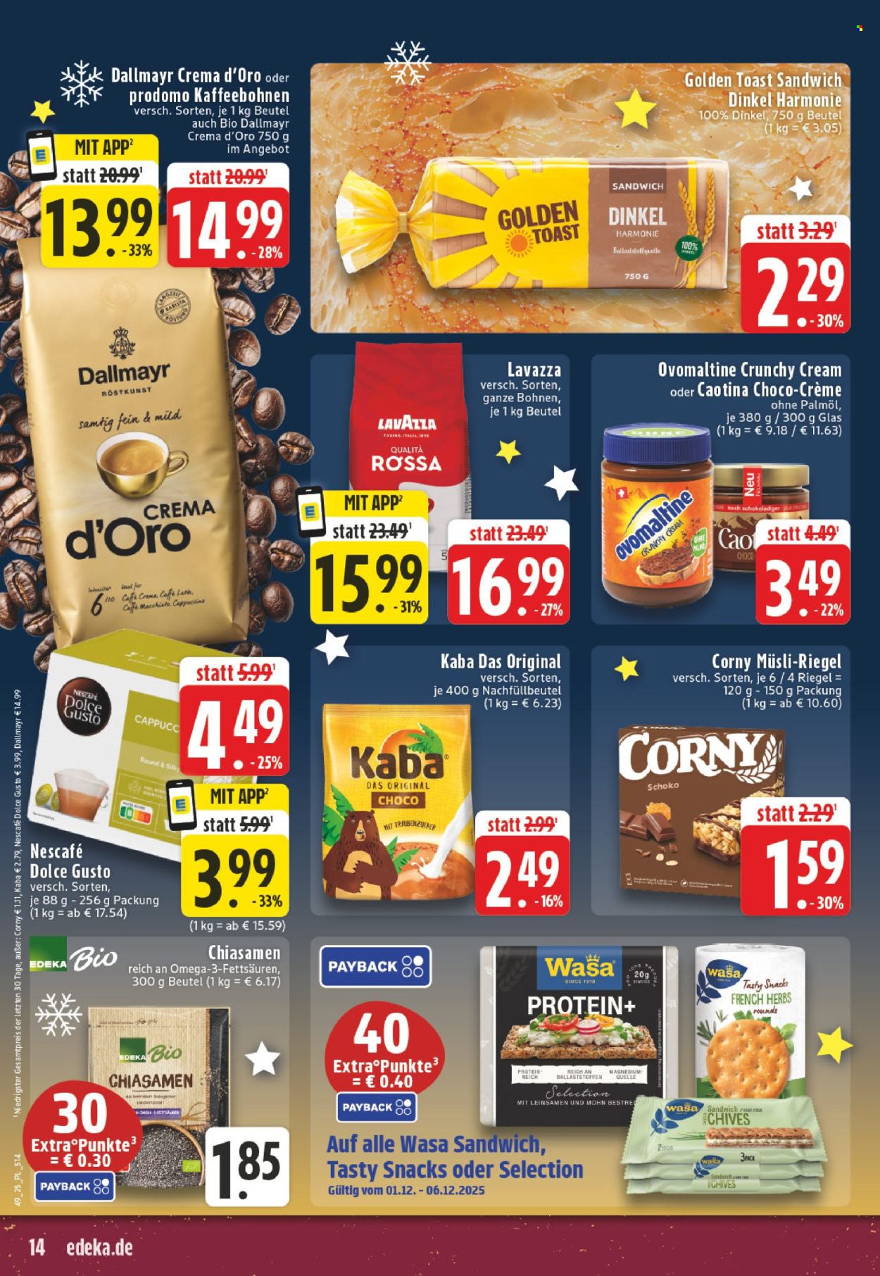 Edeka Prospekte  - 1.12.2025 - 6.12.2025. Seite 14