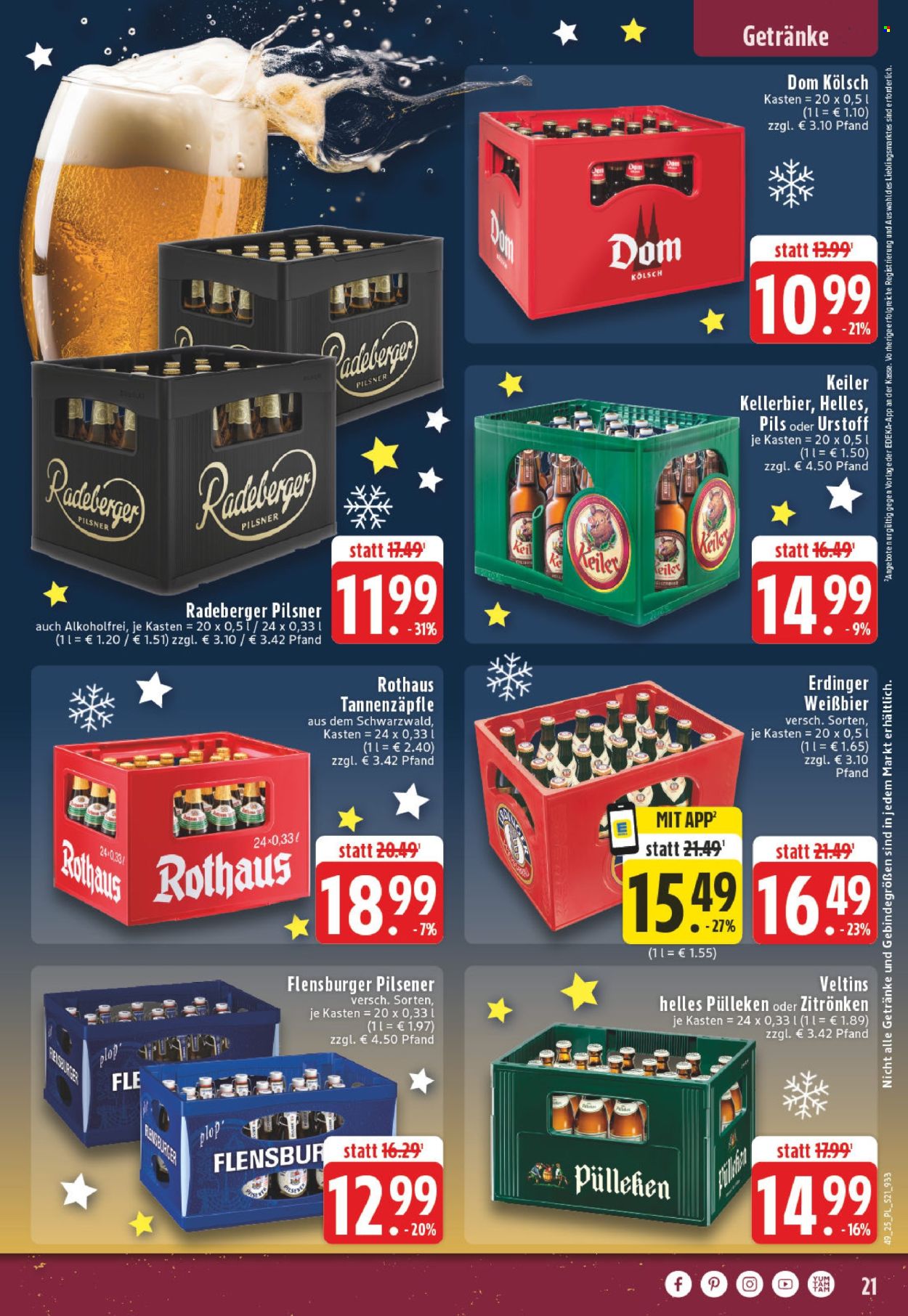 Edeka Prospekte  - 1.12.2025 - 6.12.2025. Seite 21