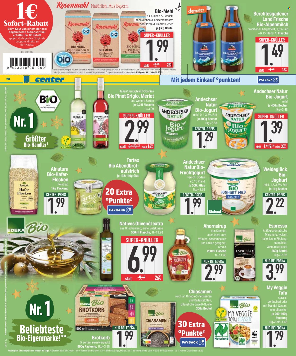 Edeka Prospekte  - 1.12.2025 - 6.12.2025. Seite 12