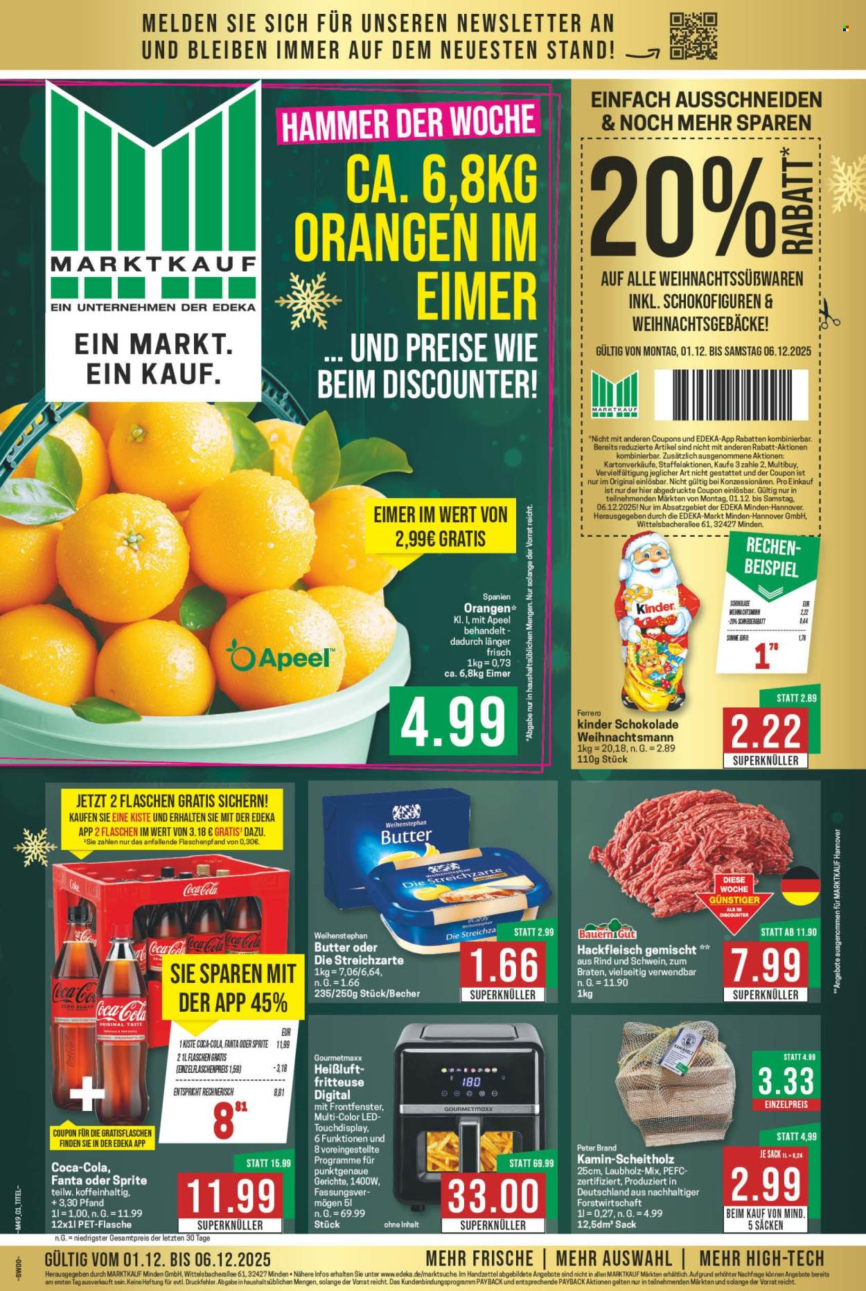 Marktkauf Prospekte  - 1.12.2025 - 6.12.2025. Seite 1