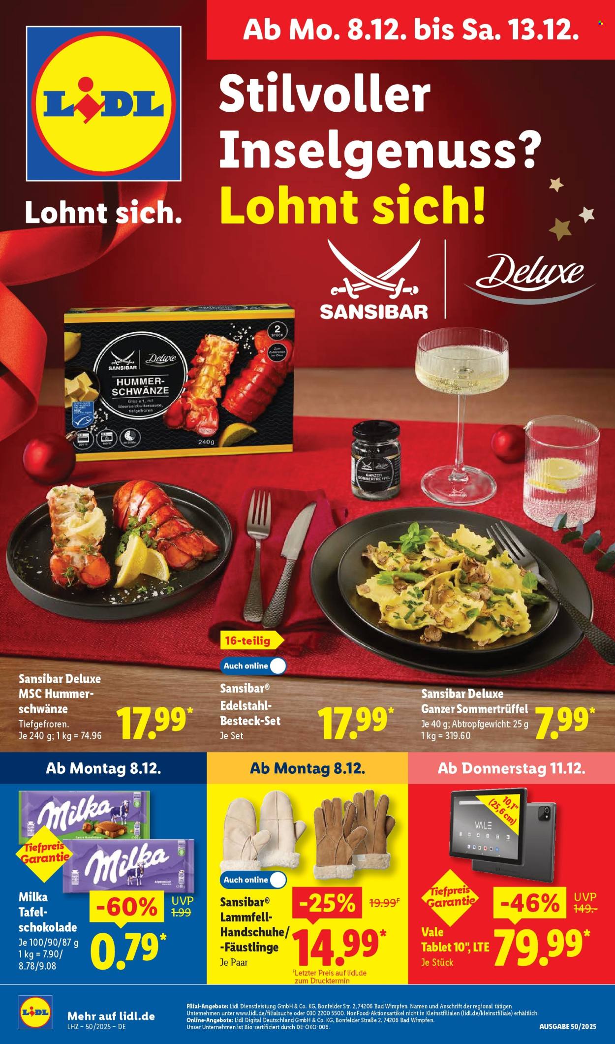 Lidl Prospekte  - 8.12.2025 - 13.12.2025. Seite 1