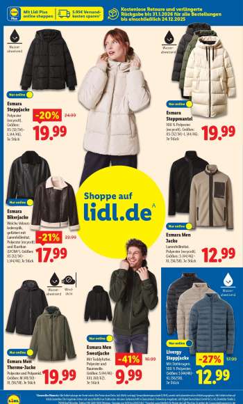 thumbnail - Livergy Steppjacke