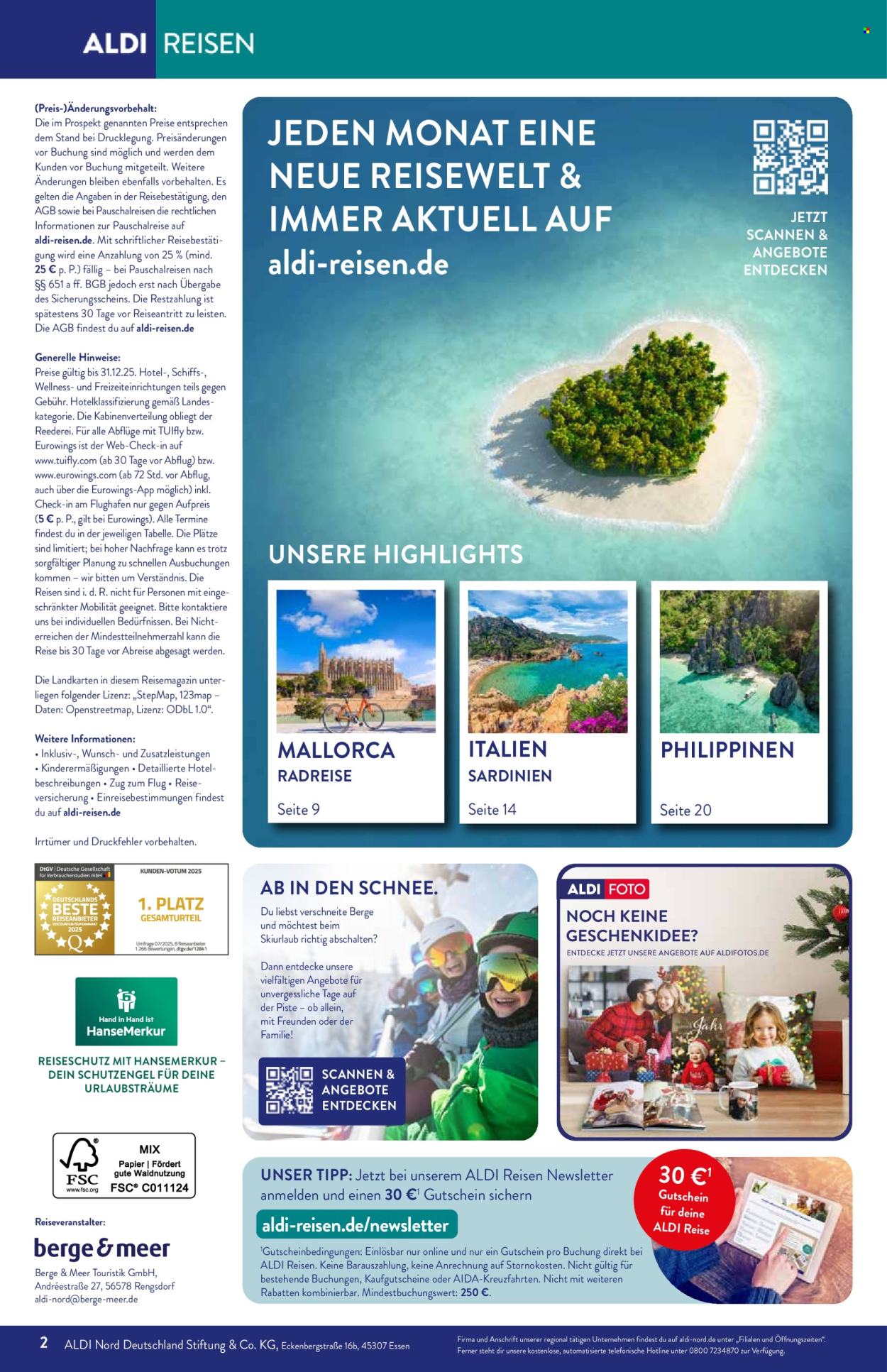 ALDI Nord Prospekte  - 1.12.2025 - 31.12.2025. Seite 2