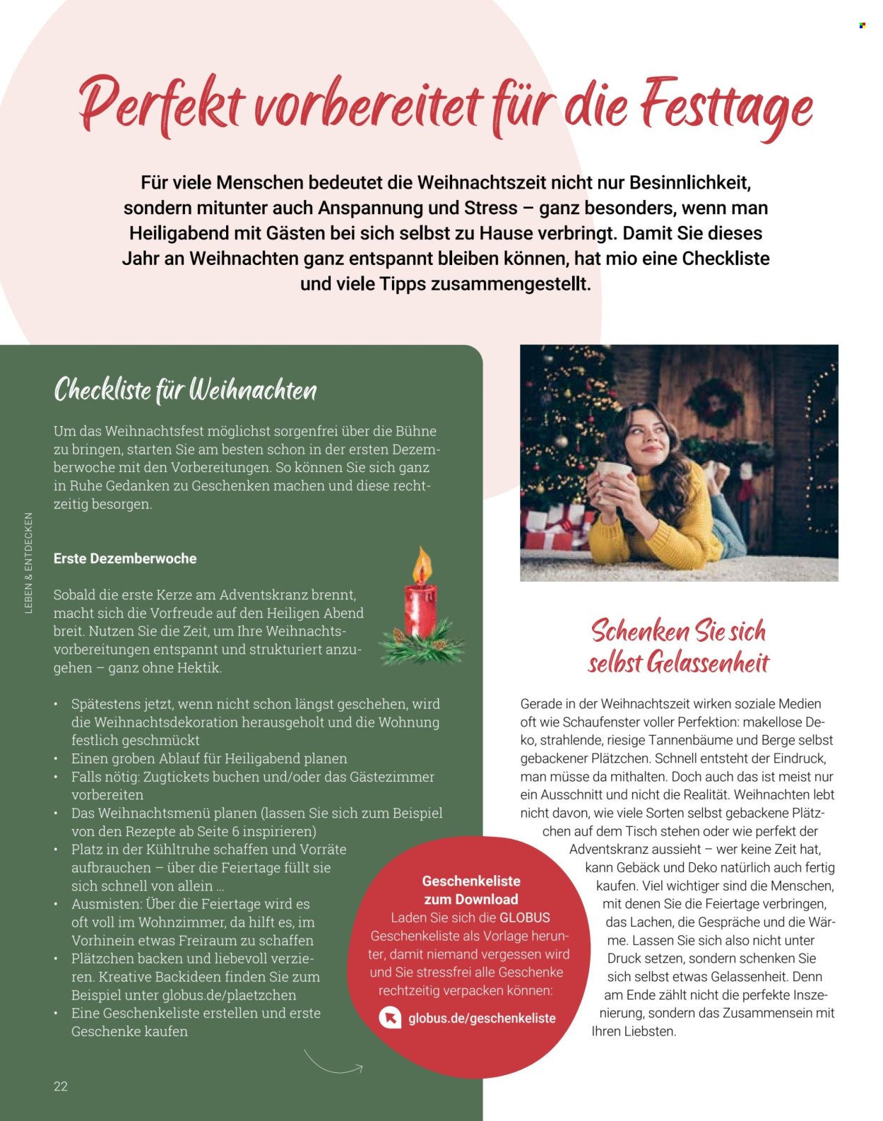 Globus Prospekte  - 1.12.2025 - 31.12.2025. Seite 22