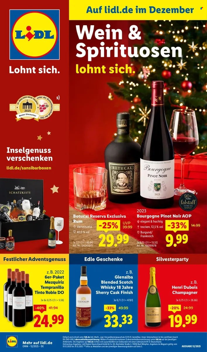 Lidl Prospekte  - 1.12.2025 - 31.12.2025. Seite 1