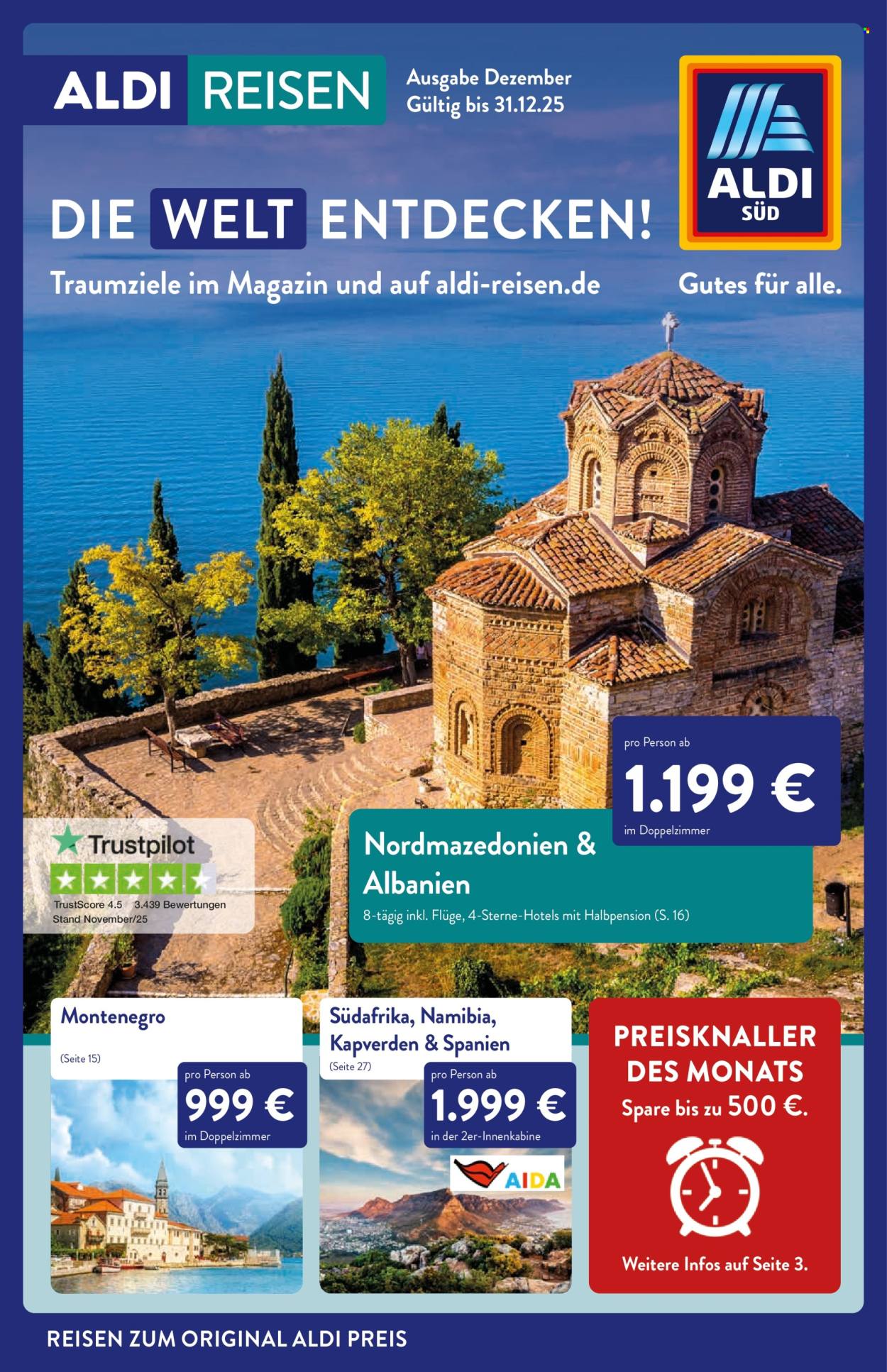 ALDI SÜD Prospekte  - 1.12.2025 - 31.12.2025. Seite 1