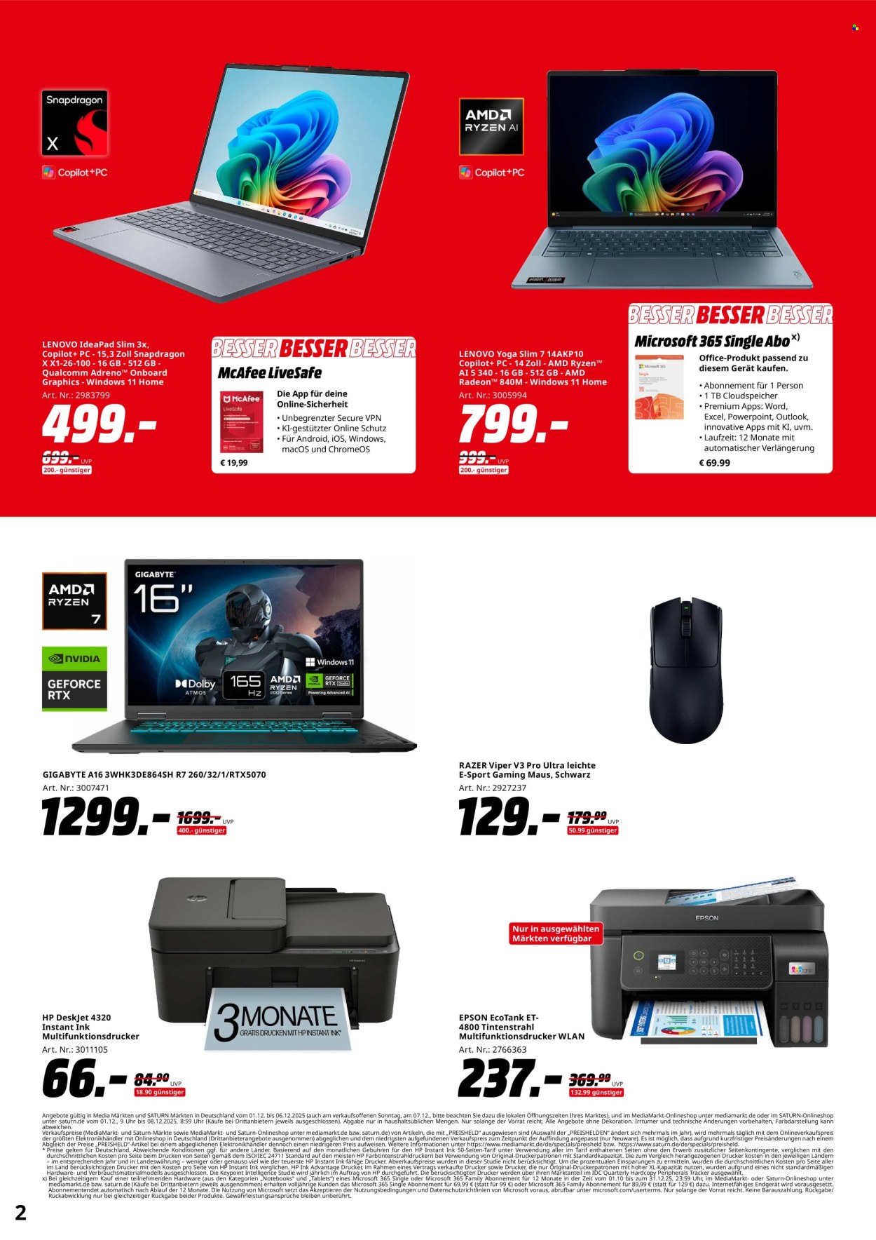 MediaMarkt Prospekte  - 1.12.2025 - 8.12.2025. Seite 2